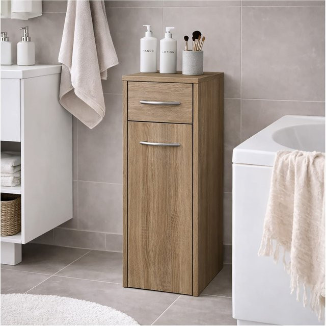 HTI-Living Mehrzweckschrank Thekla schmal in Sonoma, Farbe Braun, B/T/H: 40 x 20 x 61 cm - Bild 1