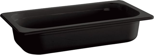 APS Ecoline GN-Behälter GN 1/3, schwarz, Volumen: 2 l, B/H/T: 17,5 x 6,5 x 32,5 cm - Bild 1