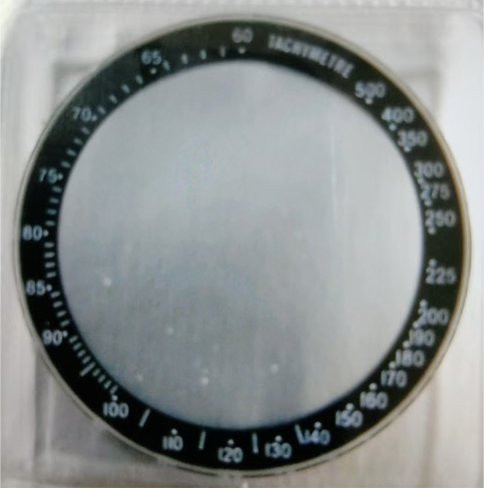 Uhrenzubehör Mineralkristallglas für Omega Speedmaster Mark II 145.014, 36,5 x 3,0 mm - Bild 1