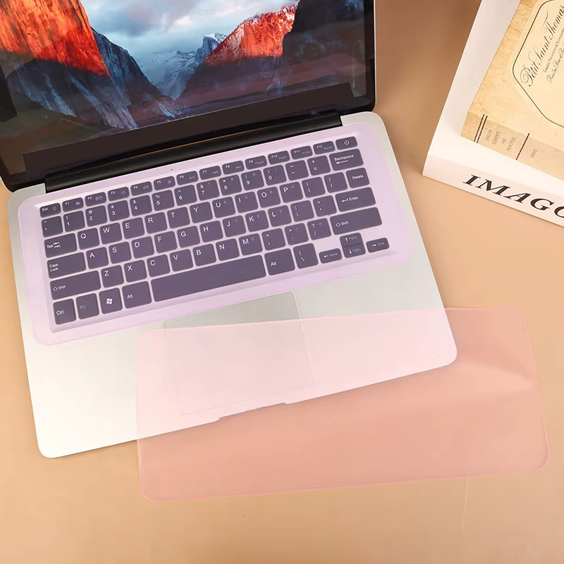 Universelle Silikon-Tastaturschutzfolie für Laptop und Notebook in Pink, Staubdicht und Wasserdicht, passend für 13-14 Zoll und 15-17 Zoll - Bild 1
