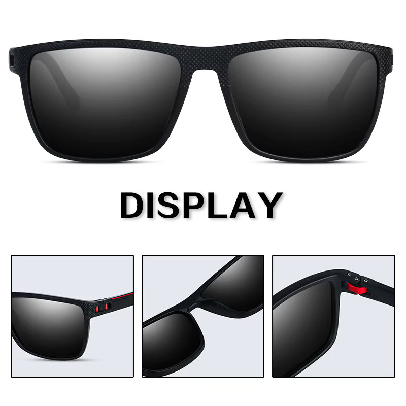 Ravenisa Sonnenbrille, quadratisch, Vollrand, Kunststoff, schwarz, Unisex - Bild 3