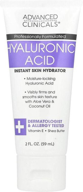 Advanced Clinicals Creme, Hyaluronsäure, Aloe Vera, 59 ml, Unisex - Bild 1