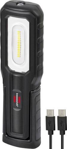 Brennenstuhl LED Akku Handleuchte HL 701 A Arbeitsleuchte mit 700 lm, IP54, Magnet und Haken, Schwarz/Weiß - Bild 1