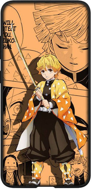 Demon Slayer Anime Handyhülle für Samsung, iPhone, Xiaomi, OPPO, Moto und Huawei in Himmelblau - Bild 1