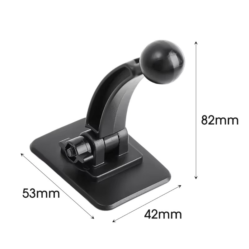 Universal Auto Smartphone Halterung für das Dashboard mit 17mm Kugelkopf und 180 Grad Rotation in Schwarz - Bild 6