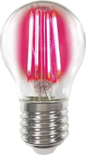 LightMe LM85314 LED Filament Leuchtmittel E27 Tropfenform in Rot, 4W - Bild 1