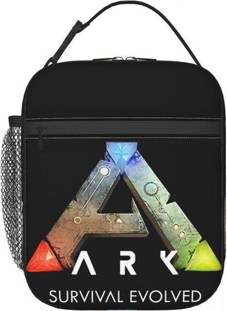 Fancy Style Studio Ark Survival Evolved Isolierte Lunchtasche in Schwarz für Damen und Kinder - Bild 1