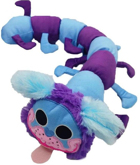 Bliboli Poppy Playtime Hundekopf Raupe Tausendfüßler, Plüschtier, Blau, 60cm - Bild 1