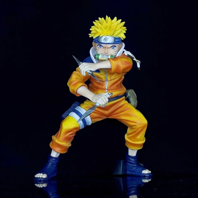 Bandai Naruto Uzumaki, Actionfigur, 18cm, Kunststoff, Orange - Bild 1