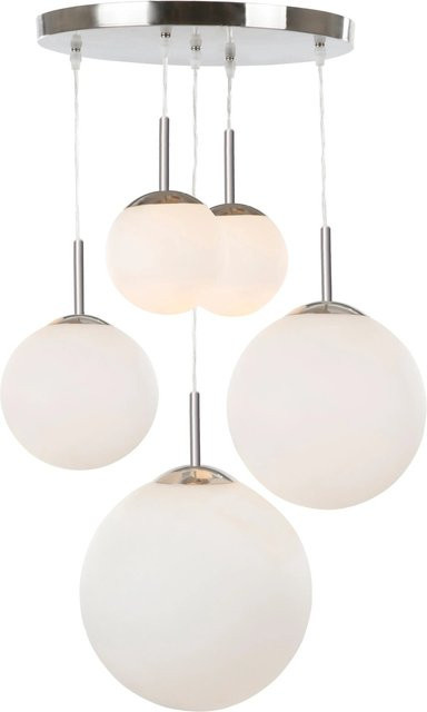 Globo Pendelleuchte Balla in Nickel matt mit kugelförmigem Design und LED-Leuchtmittel - Bild 1