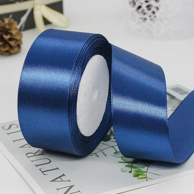 Satinbänder Set für Basteln und DIY, 22 Meter pro Rolle, Breite: 4 cm, verschiedene Farben - Bild 1