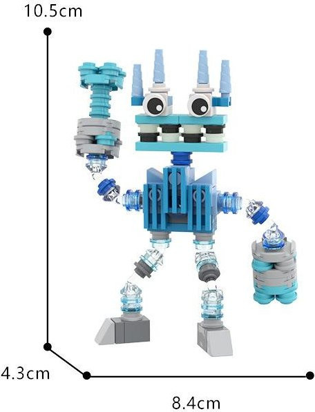 LEQUMOC My Singing Monsters Wubbox, Actionfiguren Bausteine Set - Bild 1