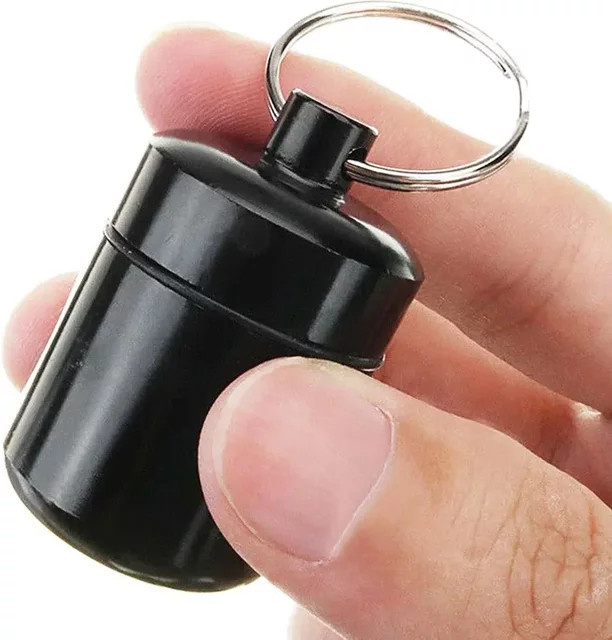 Stonego Pillen-Schlüsselanhängerhalter, Aluminium, Unisex - Bild 1