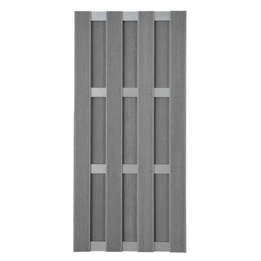 GroJa Fertigzaun aus WPC in Grau, B/H: 84,3 x 180 cm - Bild 2