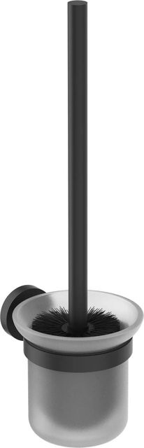 Ideal Standard WC-Bürstengarnitur IOM Silk Black mit Glasbehälter - Bild 1