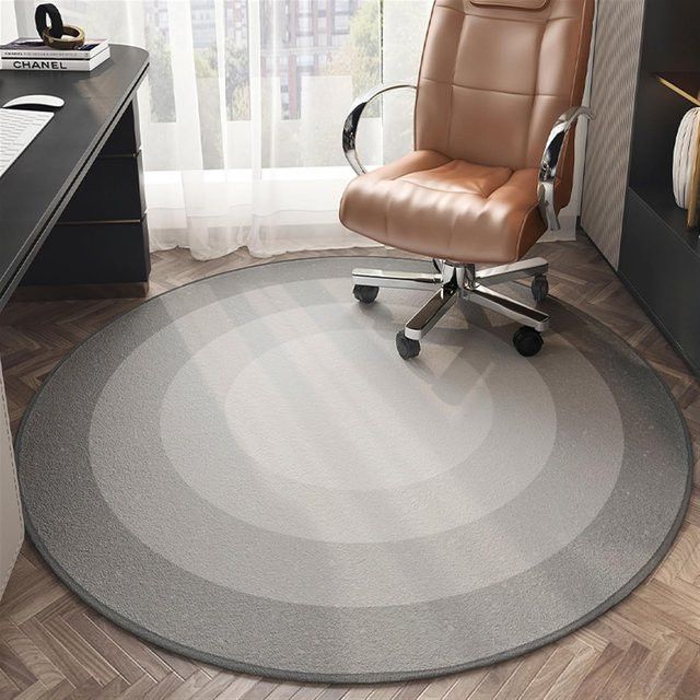 VIKAMA Runder Bohemian-Teppich mit geometrischem Design für Wohnzimmer, Schlafzimmer und Kinderzimmer, rutschfest - Bild 1
