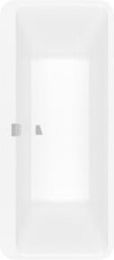 Villeroy & Boch Rechteck-Badewanne Squaro Edge 12 Duo in Weiß, B/T: 180 x 80 cm - Bild 1