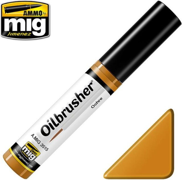 AMMO by MIG Oilbrusher Ochre, Natur / Holzfarben, Gelb - Bild 1