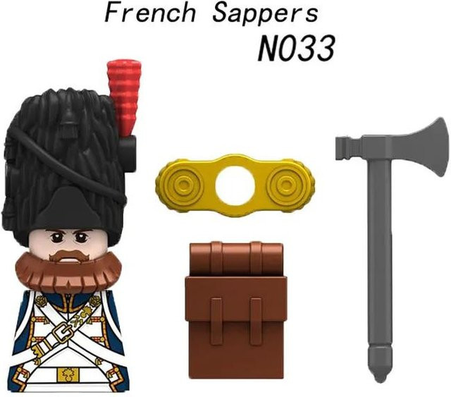 Mittelalterliche Napoleonic War Soldaten Figuren, Britische Französische Füsiliere, ab 14 Jahren - Bild 1
