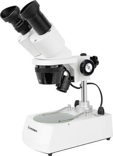 Bresser Optik Erudit ICD Stereomikroskop Binokular in Schwarz und Weiß mit 40x Vergrößerung, Auflicht und Durchlicht - Bild 1