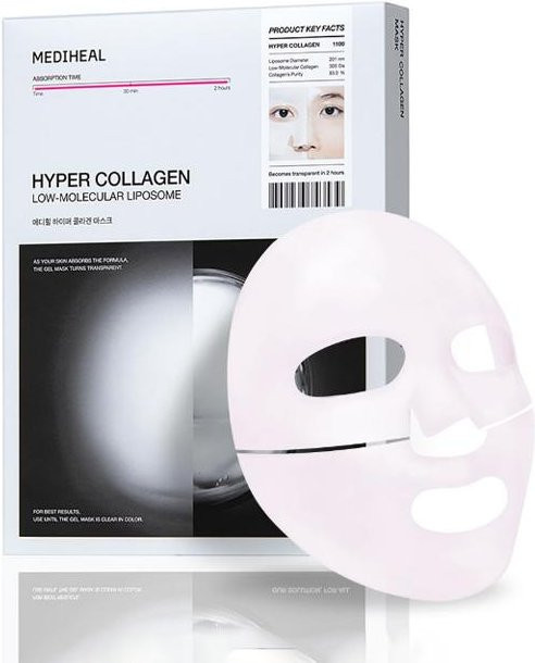 MEDIHEAL Hyper Kollagen Maske, 4x 35g, für empfindliche Haut - Bild 1