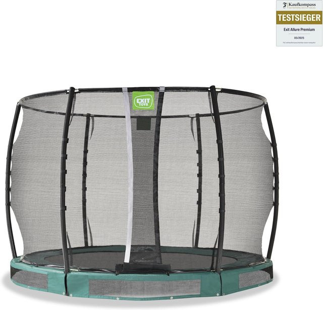 EXIT Allure Premium Bodentrampolin in Grün mit Durchmesser 305 cm - Bild 1