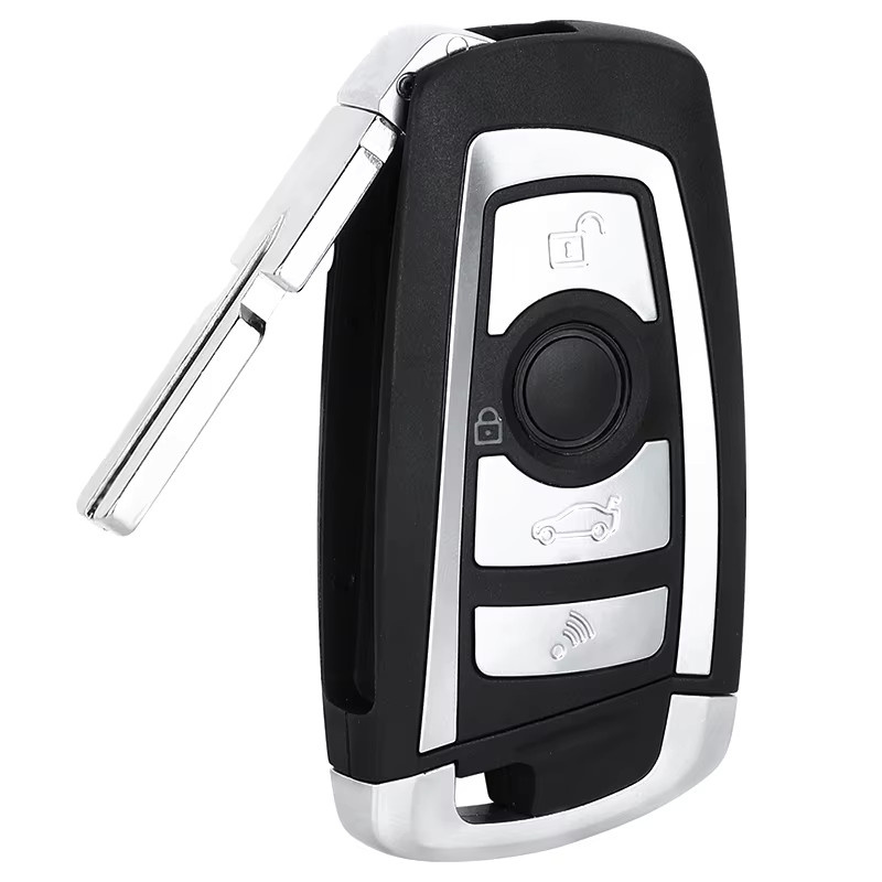 KEYECU Klappbarer Fernschlüssel für BMW 5er Serie E46 E60 E83 E53 E36 E38 E39 mit CAS2 System 315/433/315LP/868MHz ID7944 ID46 Chip in Schwarz - Bild 4