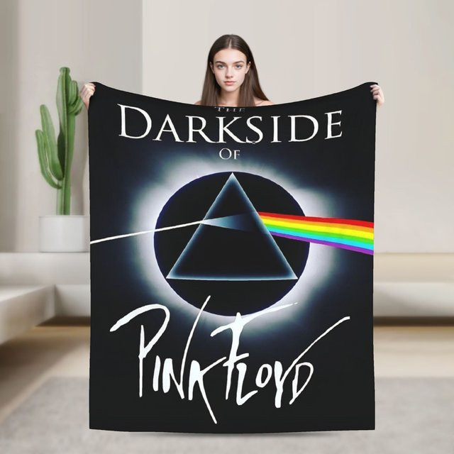 Floyded Rock Me Pinks Decke aus flauschigem Plüsch in Pink für Bett und Couch - Bild 1