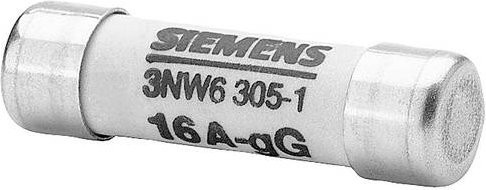 Siemens 3NW63051 Zylindersicherungseinsatz, 10 Stück, Weiß - Bild 1