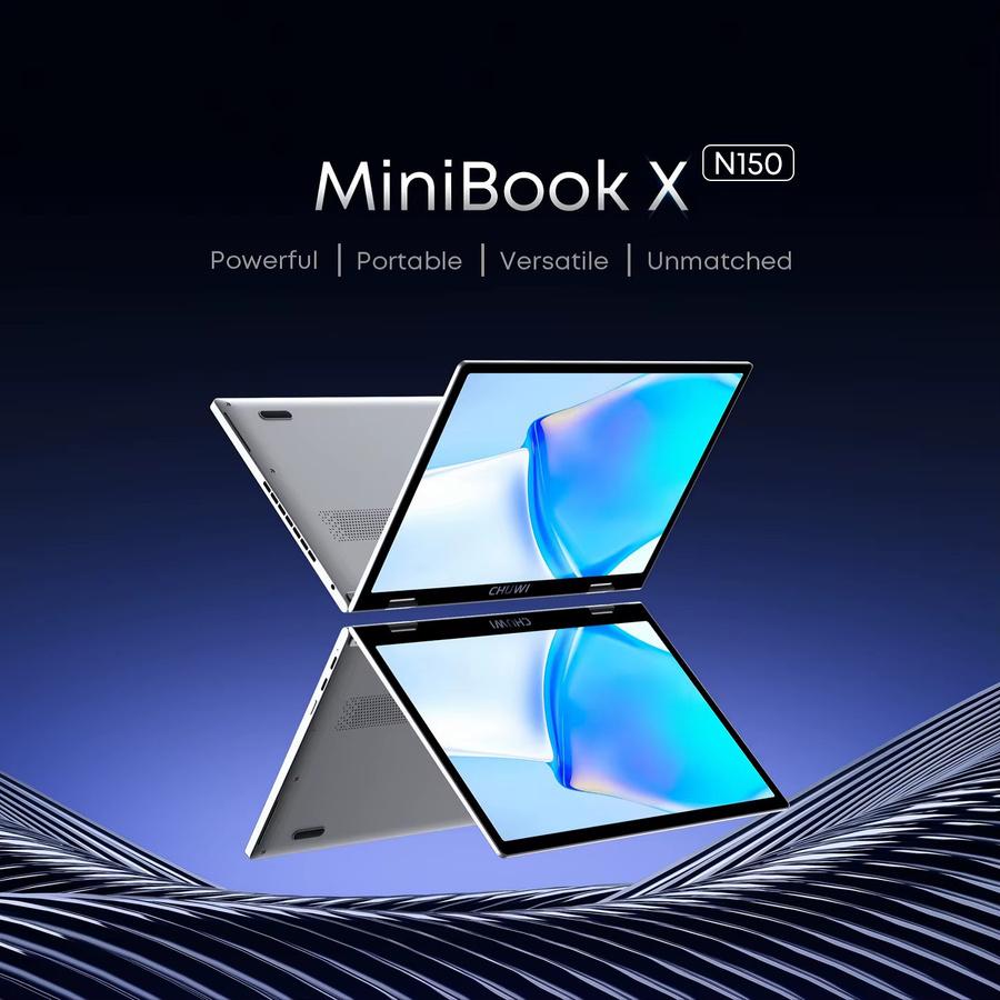 CHUWI MiniBook X 2-in-1 Convertible Laptop mit 10,51 Zoll FHD IPS-Bildschirm, Intel Prozessor, 16 GB RAM, 512 GB SSD, Windows 11, Grau - Bild 2