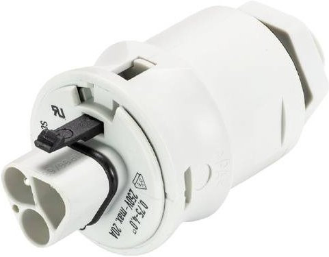 Wieland Electric 96.032.2153.0 Geräteanschluss in Grau und Weiß - Bild 1