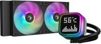 DeepCool LP240 AIO Wasserkühlung, Schwarz, Multicolour, Transparent - Bild 1