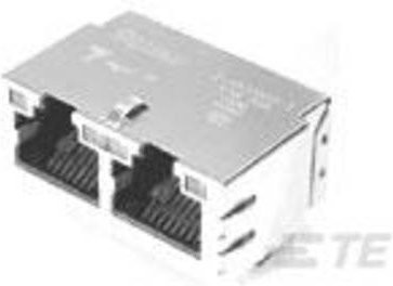 TE Connectivity Mag45 Connector mit Magnetics in Grau 5-6610119-1 - Bild 1