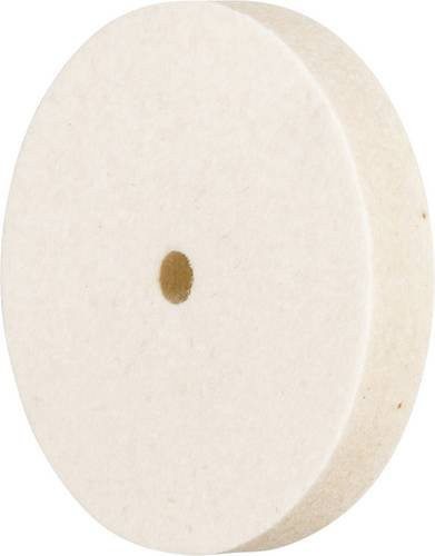 PFERD Filzscheibe FKSC Polierscheibe weiß mittelhart Durchmesser: 60 mm, Breite: 10 mm, Bohrung: 6 mm - Bild 1