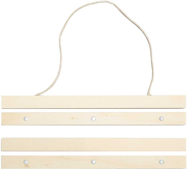 Rico Design Magnetische Posterleiste aus Holz in Natur für A2 Format (Breite: 42,2 cm) - Bild 1