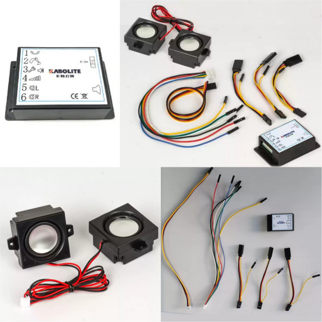 Kabolite Soundmodul mit Lautsprechern, RC Bagger Ersatzteile - Bild 1