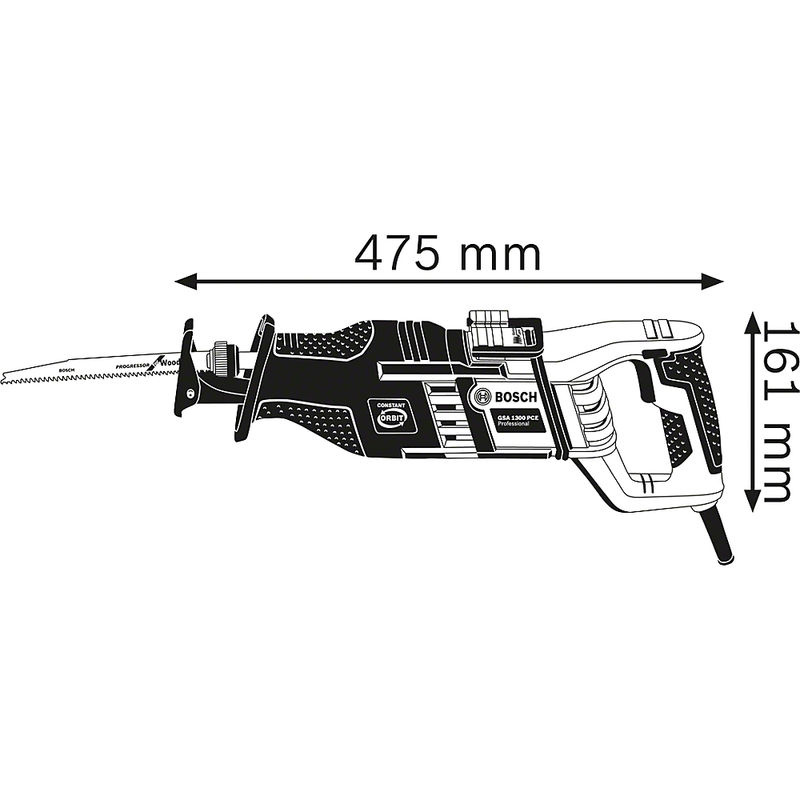 Bosch Professional Säbelsäge GSA 1300 PCE in Blau mit 1300W Leistung - Bild 2