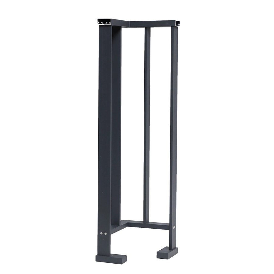 Eckset Linus Aluminium Anthrazit Geländer für Montage von oben B: 120 cm, H: 26 cm - Bild 2