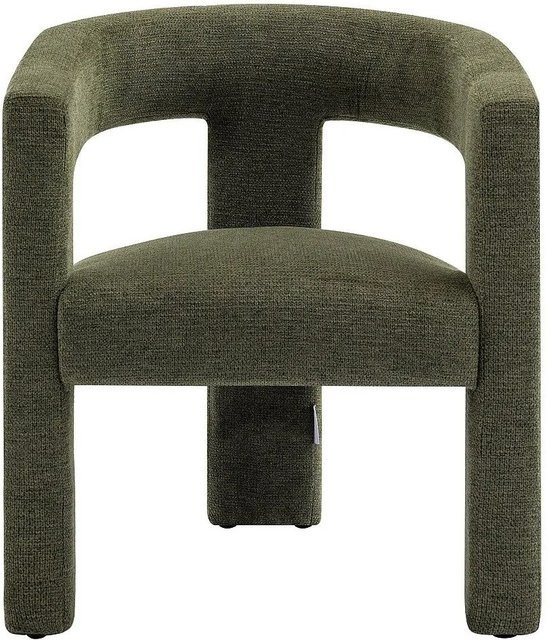 Sessel Favina mit gerader Rückenlehne in Grün, B/T/H: 64 x 64 x 64 cm - Bild 1