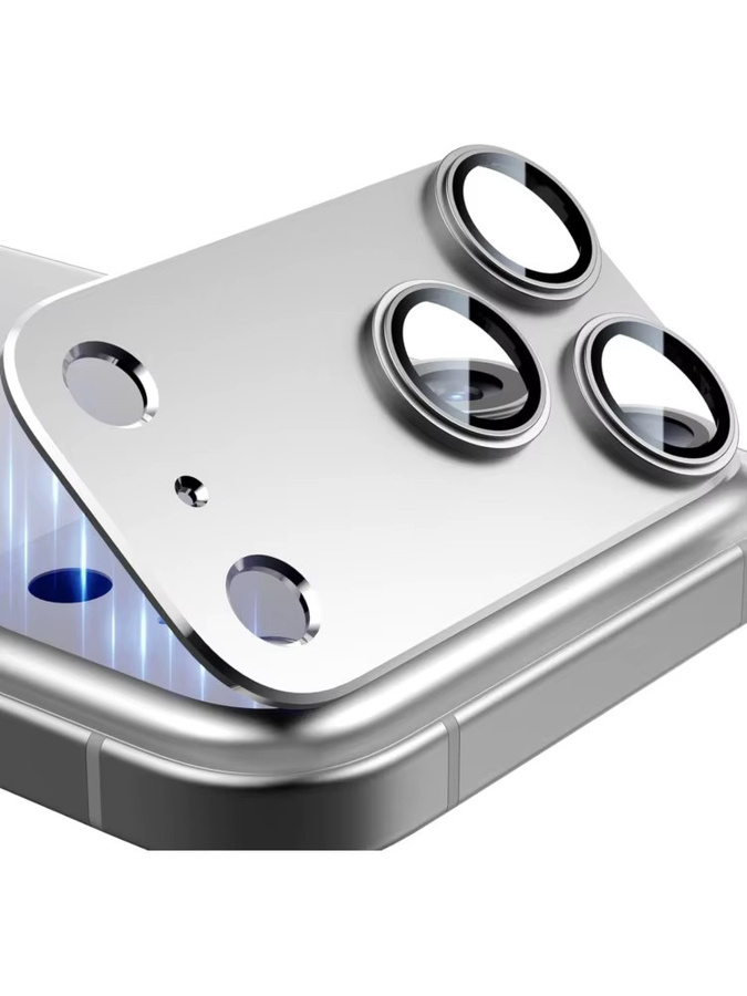 Yij Kameraobjektivschutz aus Metall und Glas für iPhone 17 Pro Max, 17 Air, 17 Plus und 17 Pro in Schwarz - Bild 4