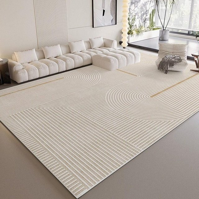VIKAMA Modernes Wohnzimmer-Sofakissen und Teppich für Schlafzimmer und Heimdekoration, Rechteckig - Bild 1