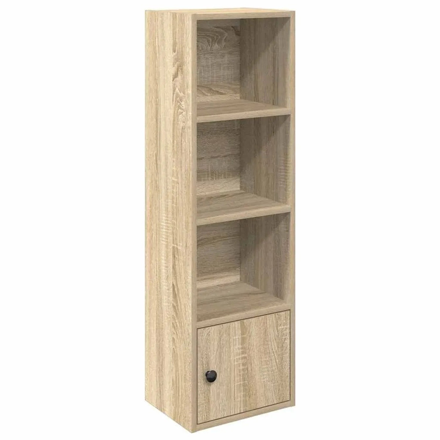 vidaXL Bücherregal Sonoma-Eiche in Braun, Wandmontage, B/T/H: 31 x 24 x 102 cm - Bild 2