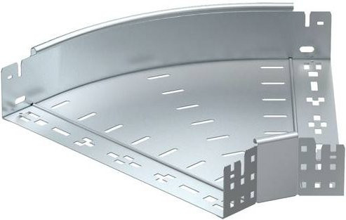 OBO Bettermann Bogen aus Metall in Silber, Breite: 40,0 cm, Höhe: 8,5 cm - Bild 1