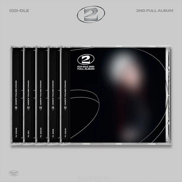 (G)I-DLE 2. Album JEWEL Version mit Minnie Karte von POP-HEAVEN - Bild 1