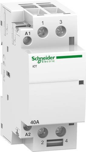 Schneider Electric Installationsschütz A9C20842 mit 2 Schließern, 40A, 250 V/AC, 1.6W, Farbe: Weiß - Bild 1