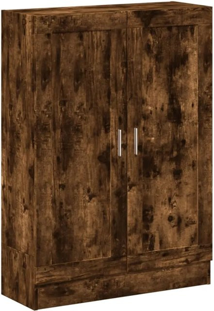 vidaXL Bücherschrank Räuchereiche in Braun mit Türen, B/T/H: 82,5 x 30,5 x 115 cm - Bild 1