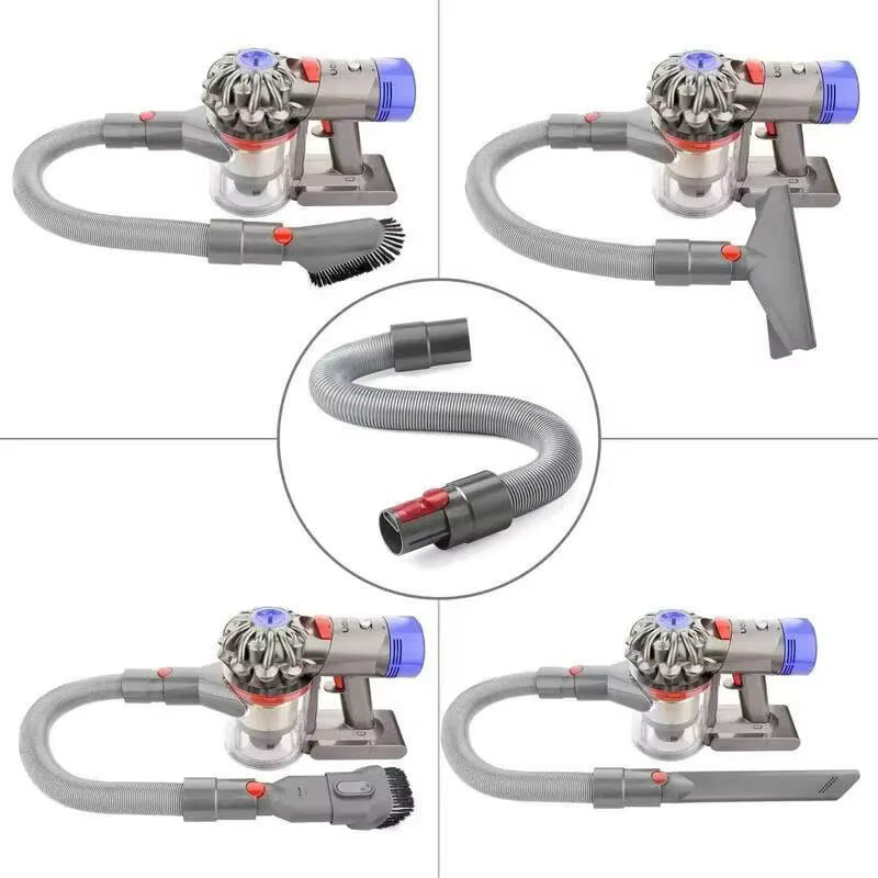 Dyson Verlängerungsschlauch in Grau für V7 V8 V10 V11 V15 Staubsauger als flexibles Vakuumrohr und Teleskop-Verlängerungsschlauch - Bild 2