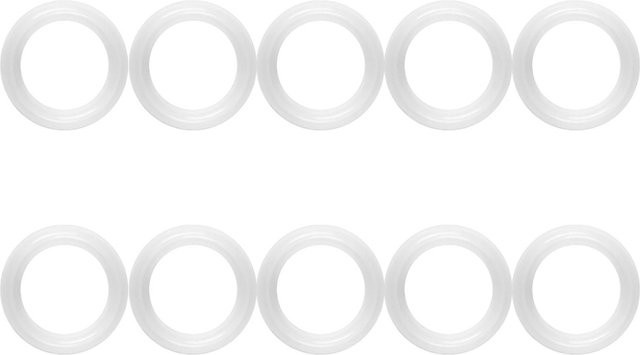 Meterk 10er Set Sanitär Clamp Ferrule Silikon Dichtungsringe in Weiß - Bild 1