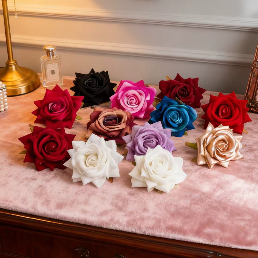 ZQCY Künstliche Seidenrosen in Mehrfarbig für Hochzeit, Valentinstag und DIY-Dekoration - Bild 3