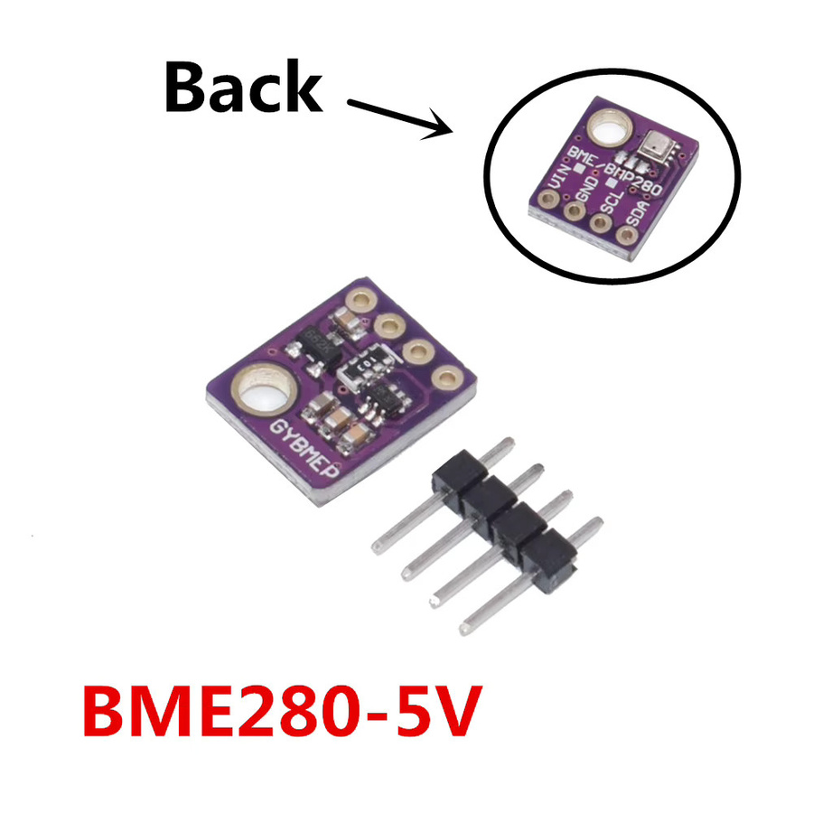 Estardyn BME280 Digitalsensor für Temperatur, Luftfeuchtigkeit und Luftdruck in Purple mit I2C und SPI Schnittstellen - Bild 3